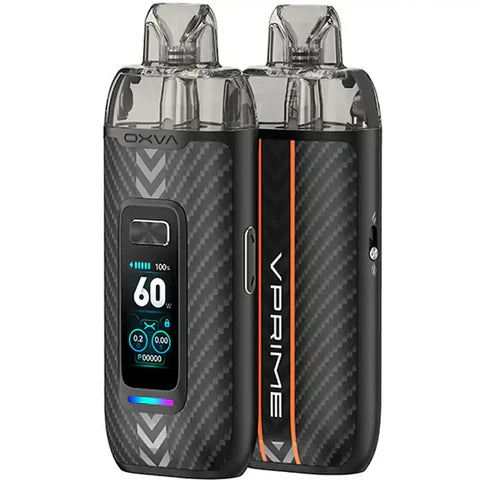 Oxva Vprime Vape Kit  Oxva Black Carbon  