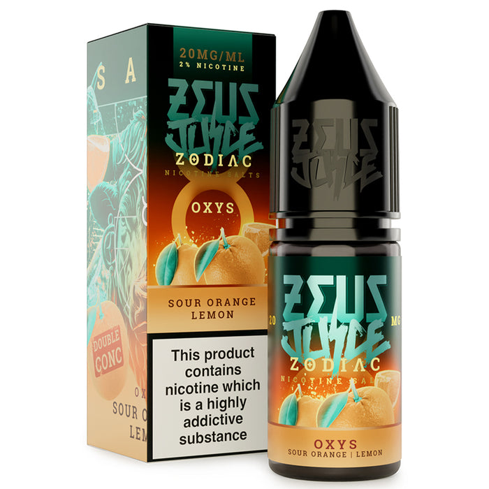 Oxys Nicotine Salt By Zeus Juice 10ml  Zeus Juice Uk   