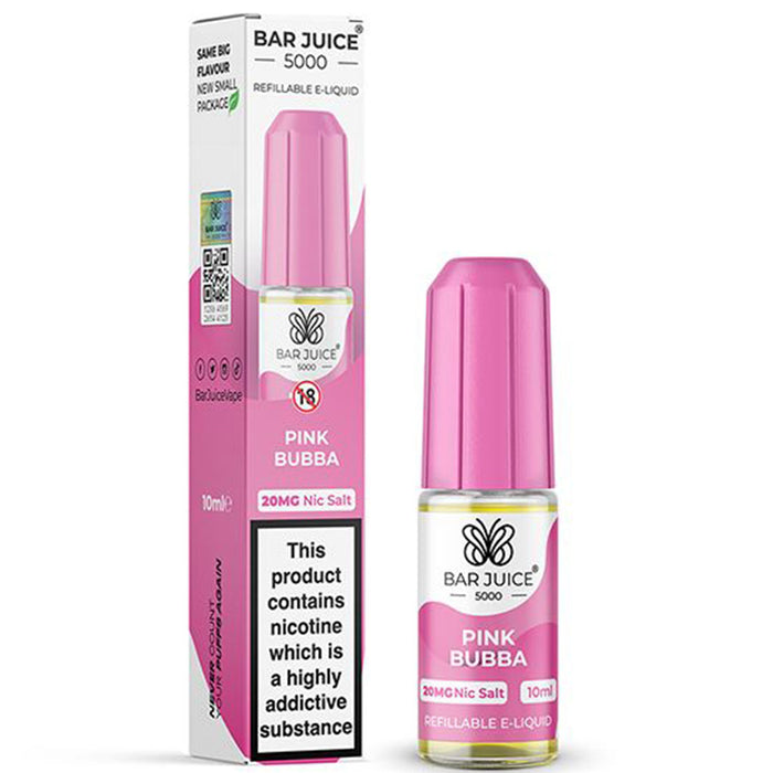 Bar Juice 5000 20mg Nic Salt E-Liquid 10ml  Bar Juice Pink Bubba 20mg 