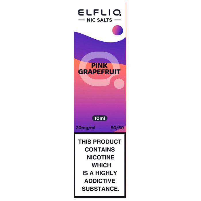 Elf Bar Elfliq 10mg E Liquid Nicotine Salt 10ml  Elf Bar Pink Grapefruit 10mg 