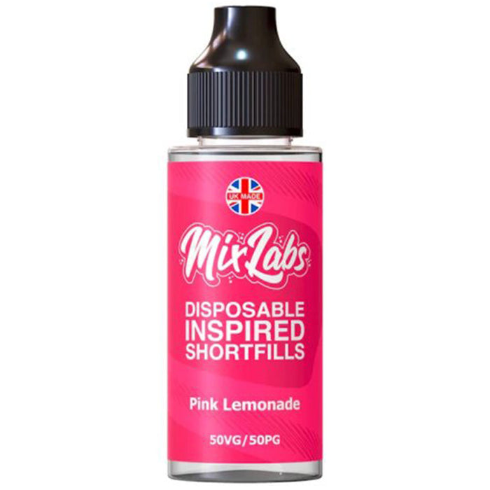 Pink Lemonade Shortfill By Mix Labs 100ml  Mix Labs   