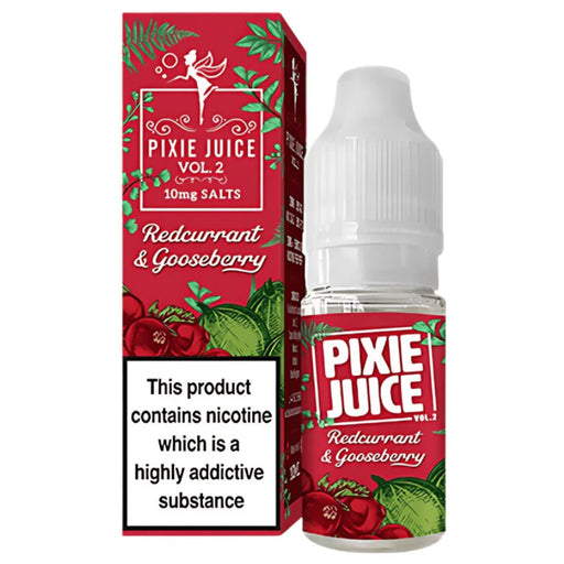 Pixie Juice Vol 2 Salt 10ml (20mg) Pixie Juice Redcurrant & Gooseberry