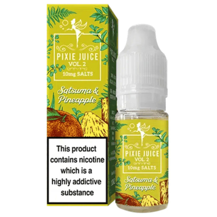 Pixie Juice Vol 2 Salt 10ml (20mg) Pixie Juice Satsuma Pineapple