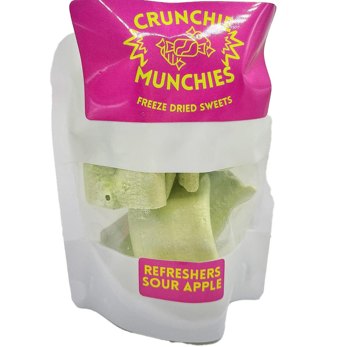 Crunchie Munchies Freeze Dried Sweets  Crunchie Munchies Refreshers Sour Apple  