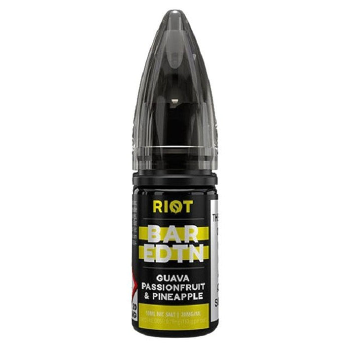 Riot Squad Bar Edition 10ml 5mg  Riot Squad Guava Passionfruit Pineapple 5mg 