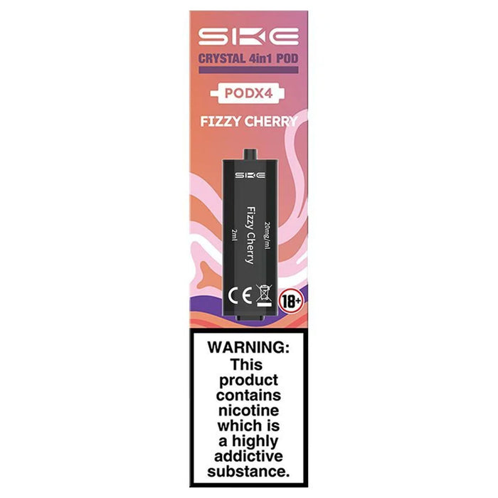 SKE Crystal 4in1 Pre-filled Pods  SKE Fizzy Cherry  