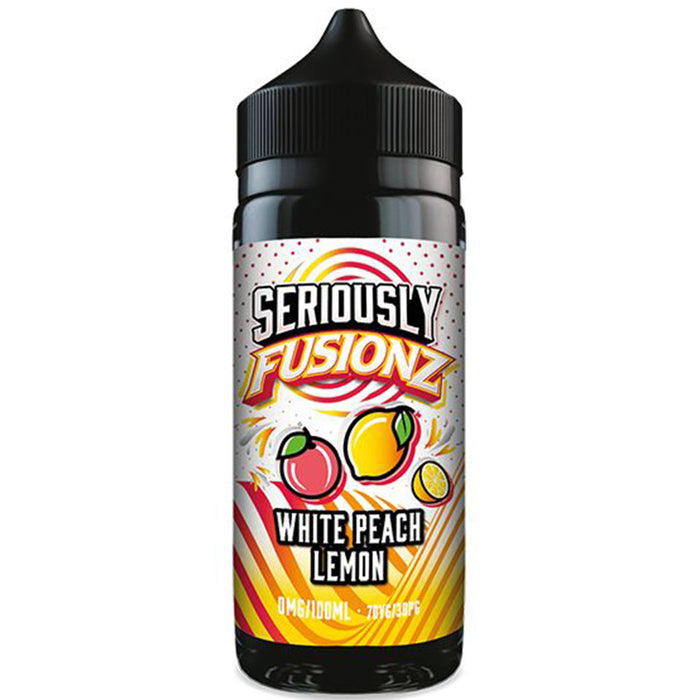 Seriously Fusionz White Peach Lemon 0mg 100ml Shortfill  Doozy Vape   