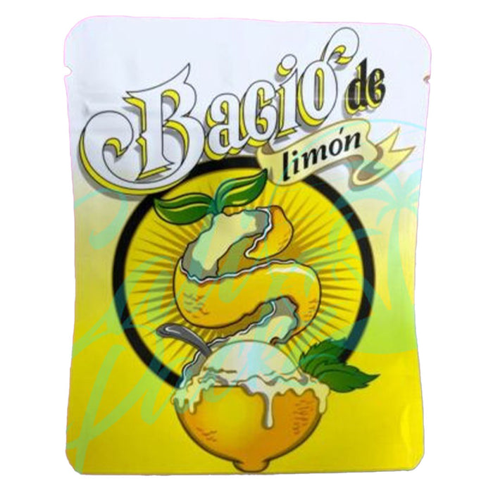 Cali Packs 3.5g Empty Mylar Bag Packaging  Cali Bacio De Limon  