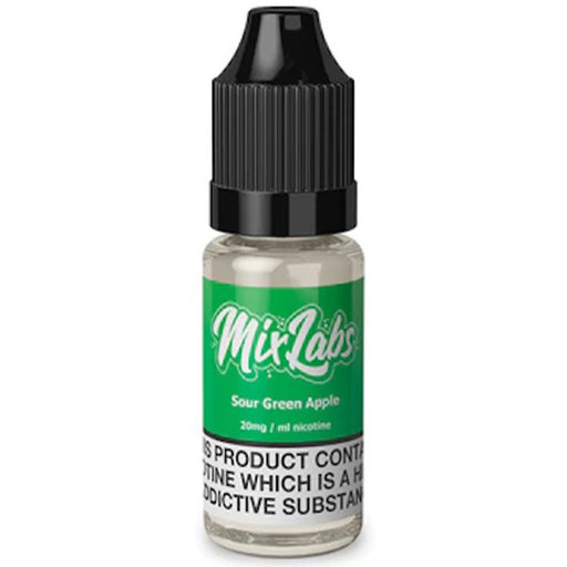 Sour Green Apple Nicotine Salt By Mix Labs 10ml  Mix Labs   