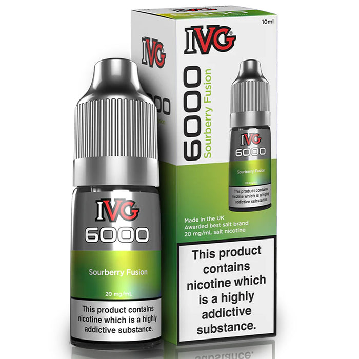 Sourberry Fusion - IVG 6000 Bar Nic Salt E-Liquid  I VG   