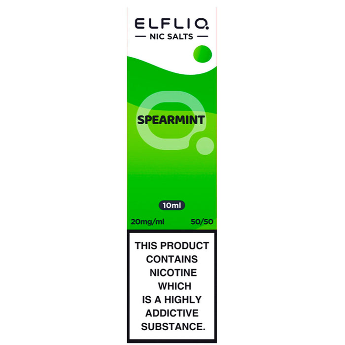 Elf Bar Elfliq 5mg E Liquid Nicotine Salt 10ml  Elf Bar Spearmint 5mg 