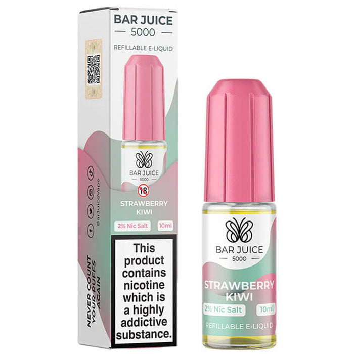 Bar Juice 5000 10mg Nic Salt E-Liquid 10ml  Bar Juice Strawberry Kiwi 10mg 