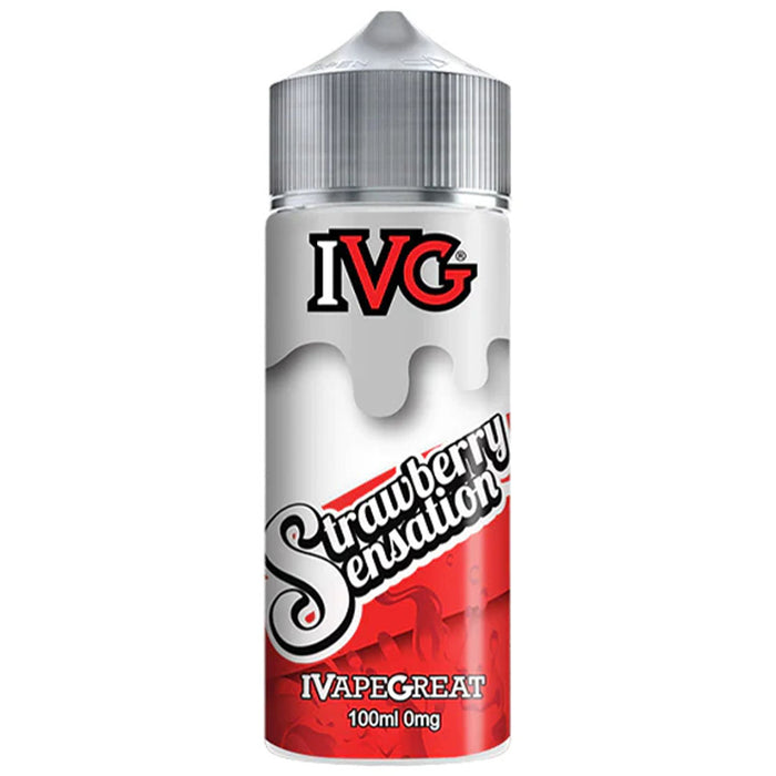 Strawberry Sensation By IVG E-Liquid 100ml 0mg  I VG   