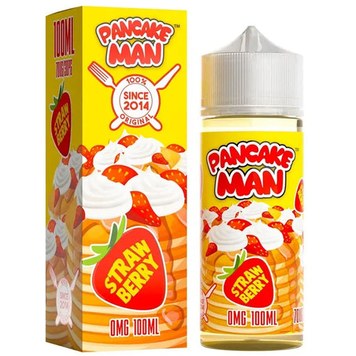 Strawberry by Vape Juice Pancake Man 100ml Shortfill E-liquid  Vape Juice   