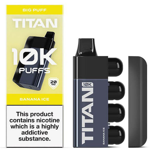 TITAN 10K Disposable Pod System 20mg  Titan Banana Ice  