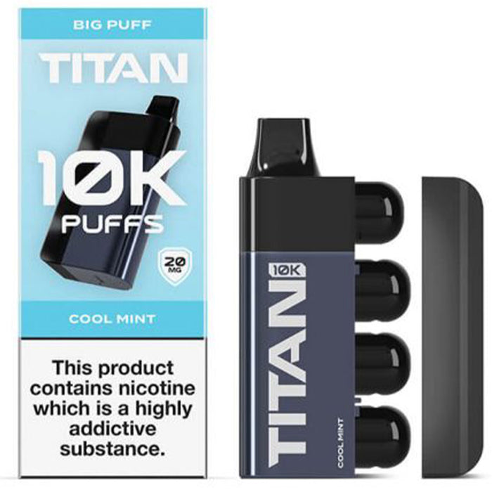 TITAN 10K Disposable Pod System 20mg  Titan Cool Mint  