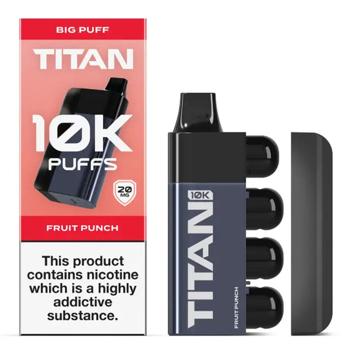 TITAN 10K Disposable Pod System 20mg  Titan Fruit Punch  