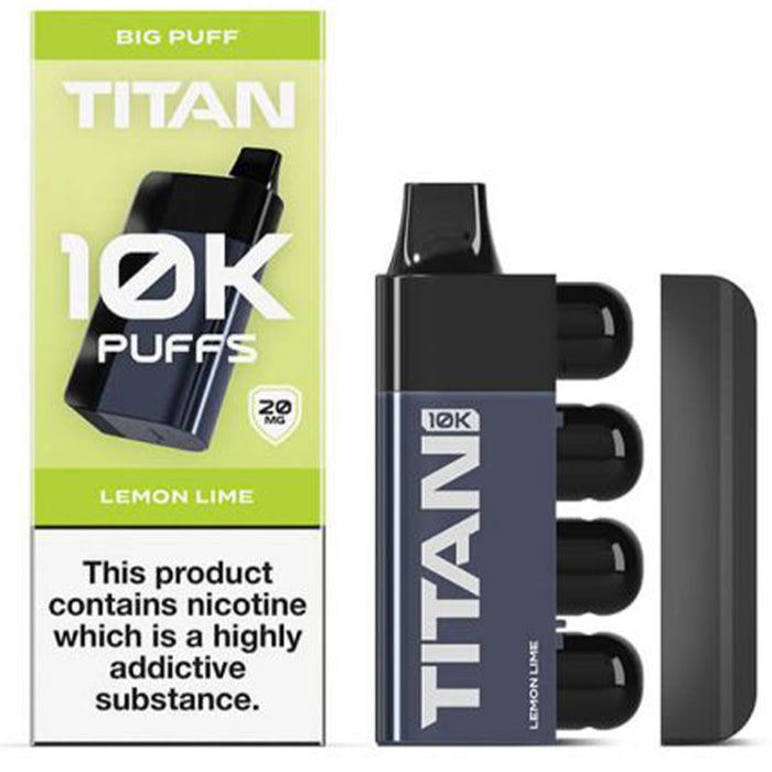 TITAN 10K Disposable Pod System 20mg  Titan Lemon Lime  