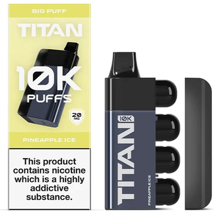 TITAN 10K Disposable Pod System 20mg  Titan Pineapple Ice  