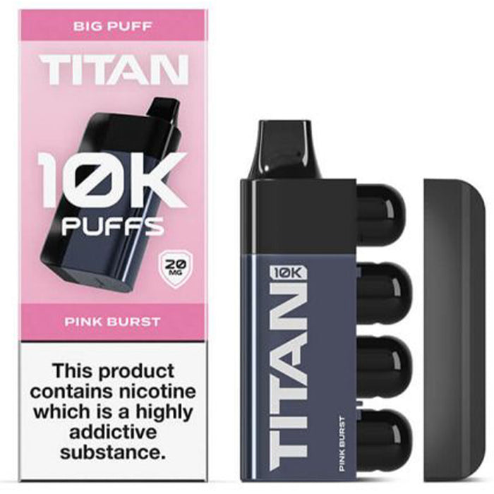 TITAN 10K Disposable Pod System 20mg  Titan Pink Burst  
