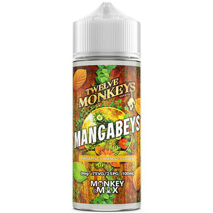 Twelve Monkeys 100ml Shortfill  Twelve Monkeys Mangabeys  