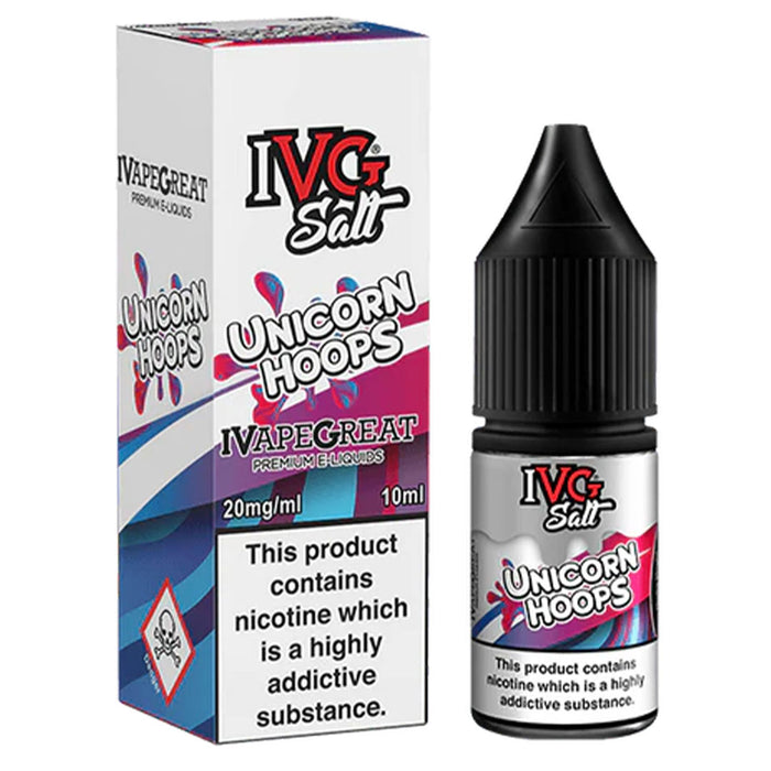 Unicorn Hoops Nic Salt E-liquid by IVG 10ml  I VG   