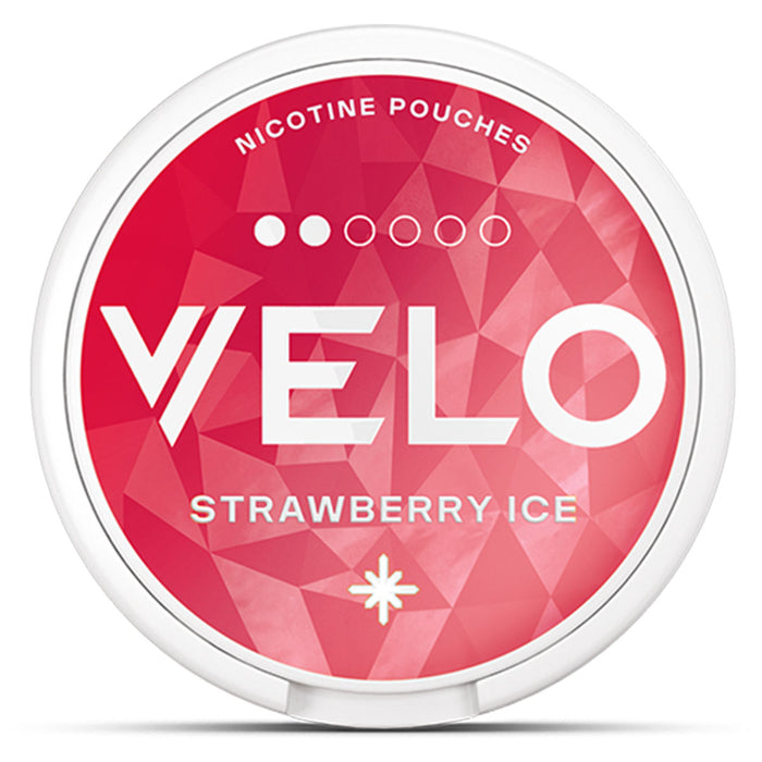 VELO Nicotine Pouches  VELO Strawberry Ice 10mg 