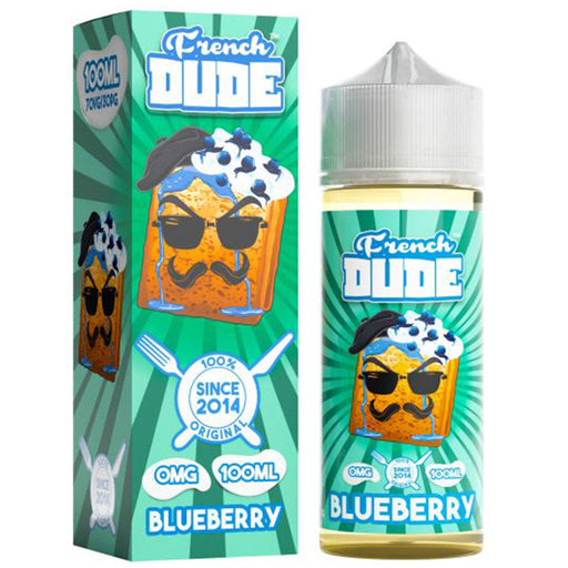 Blueberry by Vape Juice French Dude 100ml Shortfill E-liquid  Vape Juice   