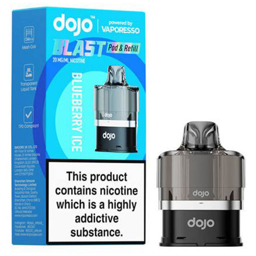 Vaporesso Dojo Blast 6000 Prefilled Pod  Vaporesso Blueberry Ice  