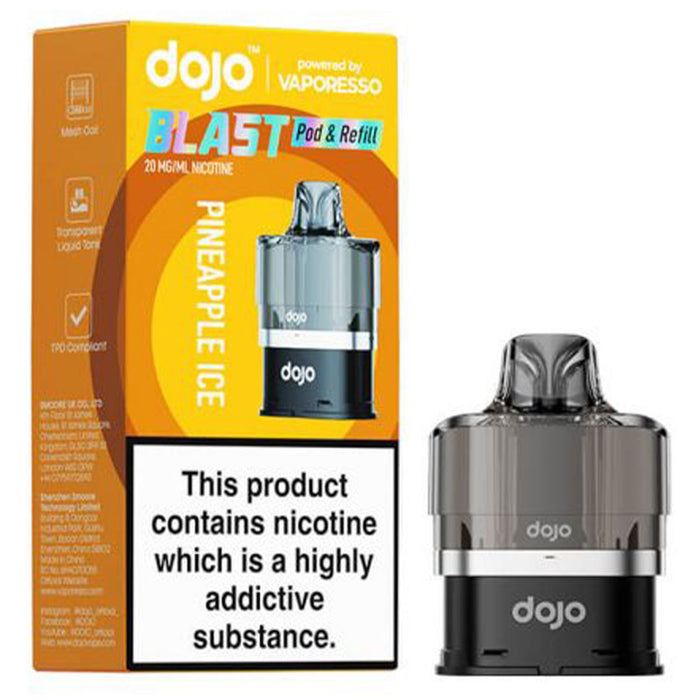 Vaporesso Dojo Blast 6000 Prefilled Pod  Vaporesso Pineapple Ice  