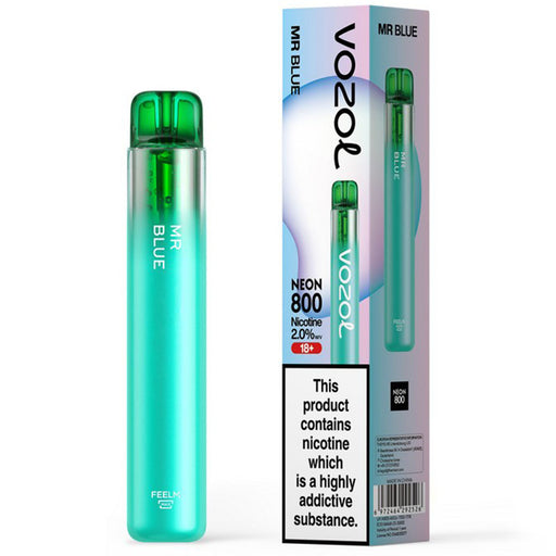 Vozol Neon 800 Disposable Vape 800 Puffs  Vozol Mr Blue  