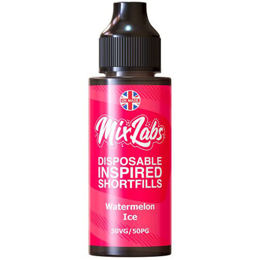 Watermelon Ice Shortfill By Mix Labs 100ml  Mix Labs   
