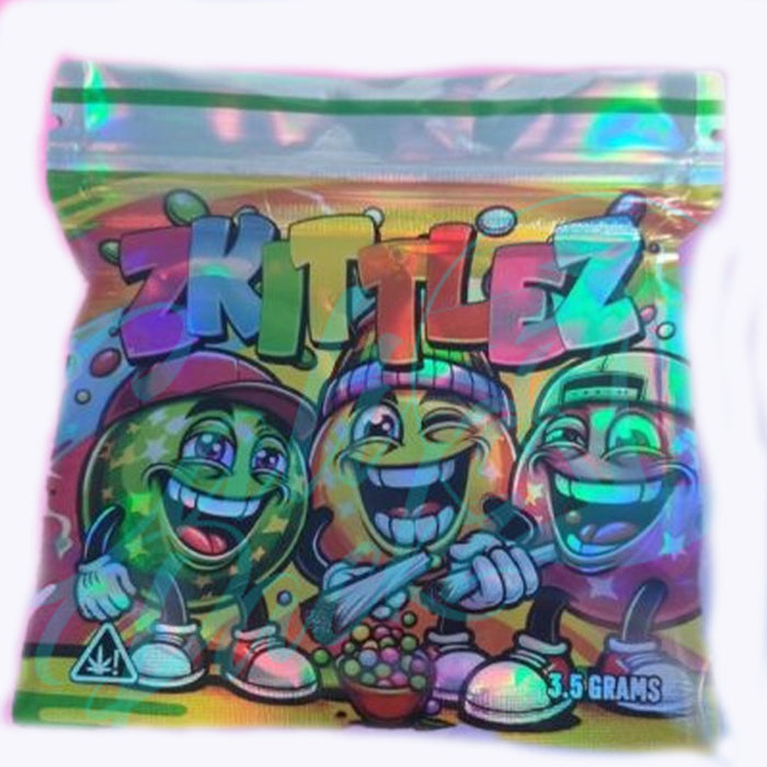 Cali Packs 3.5g Empty Mylar Bag Packaging  Cali Zkittles  