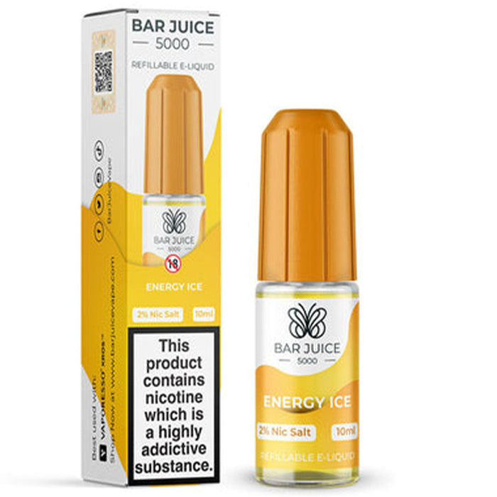 Bar Juice 5000 10mg Nic Salt E-Liquid 10ml  Bar Juice NRG ICE (Energy Ice) 10mg 