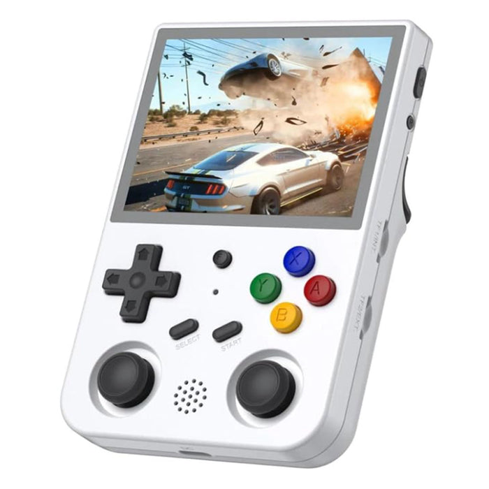 R36S Retro 3.5 Inch IPS Screen Handheld Game Console 15000+ Games R36S White