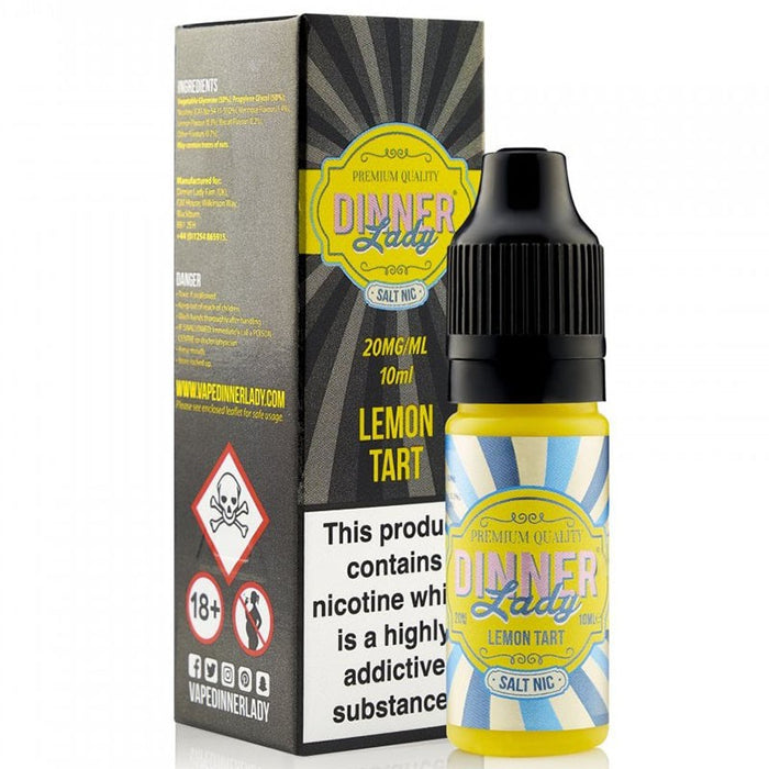 DINNER LADY LEMON TART 10ML NIC SALT  Dinner Lady E-liquid   