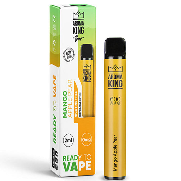 Aroma King - Air Flow - Disposable Device 600 puffs - 10mg  Aroma King 10mg Mango Apple Pear 