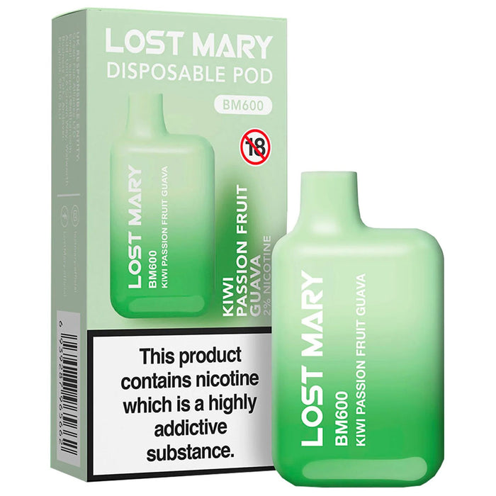Lost Mary BM600 Disposable Vape 0% Zero Nicotine  Lost Mary   