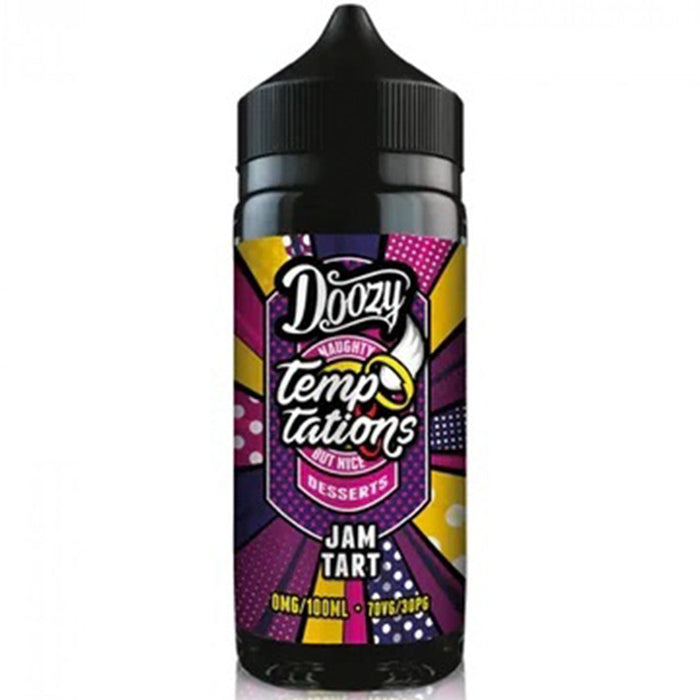 Doozy Temptations- Jam Tart 0mg 100ml  Doozy Vape   