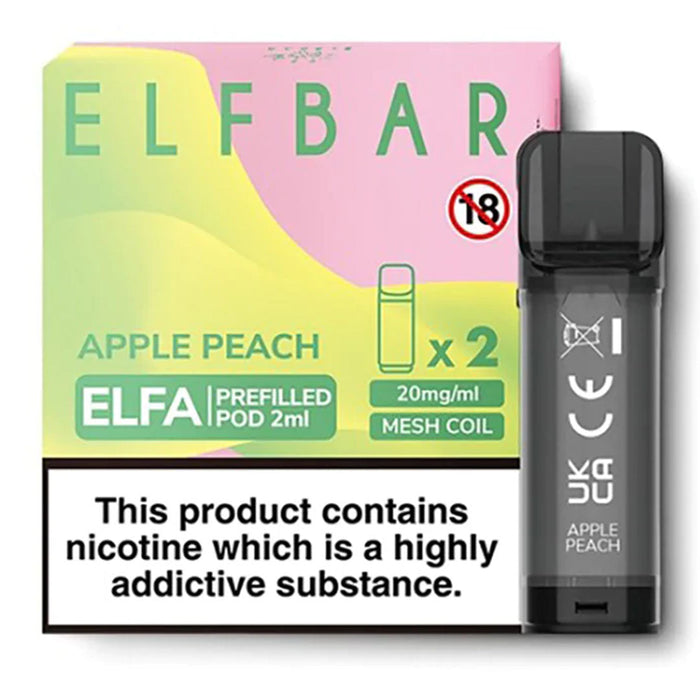 Apple Peach Elf Bar ELFA Prefilled Pods 2ml  Elf Bar   