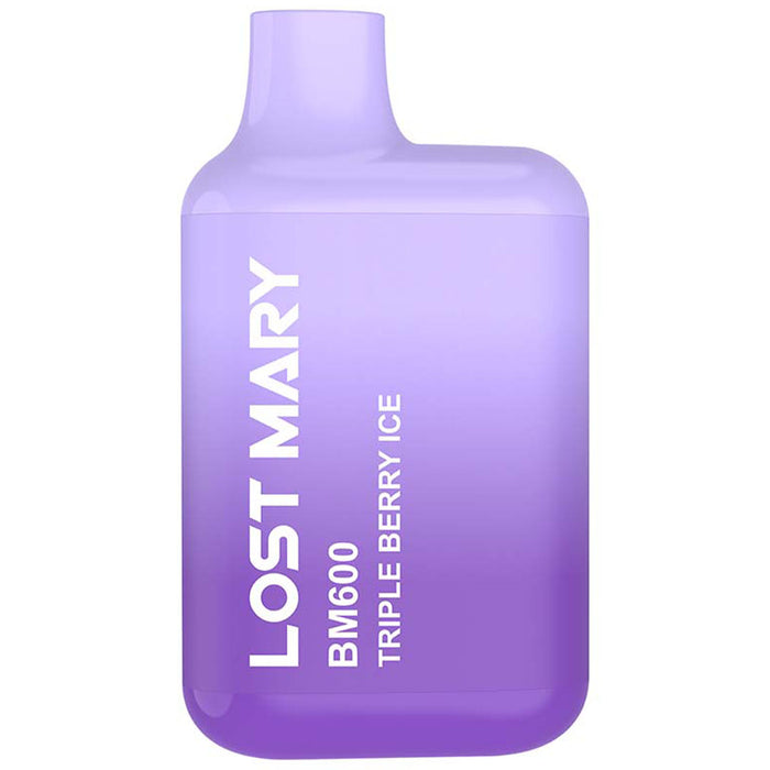 Lost Mary BM600 Disposable Vape 2%  Lost Mary 20mg Triple Berry Ice - EXPIRED 