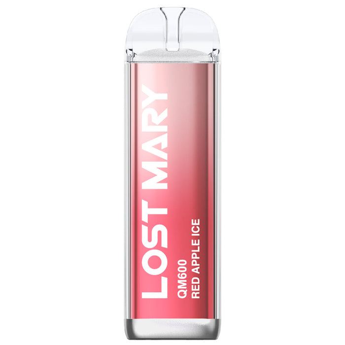 Lost Mary QM600 Disposable Vape 2%  Lost Mary Red Apple Ice 20mg 