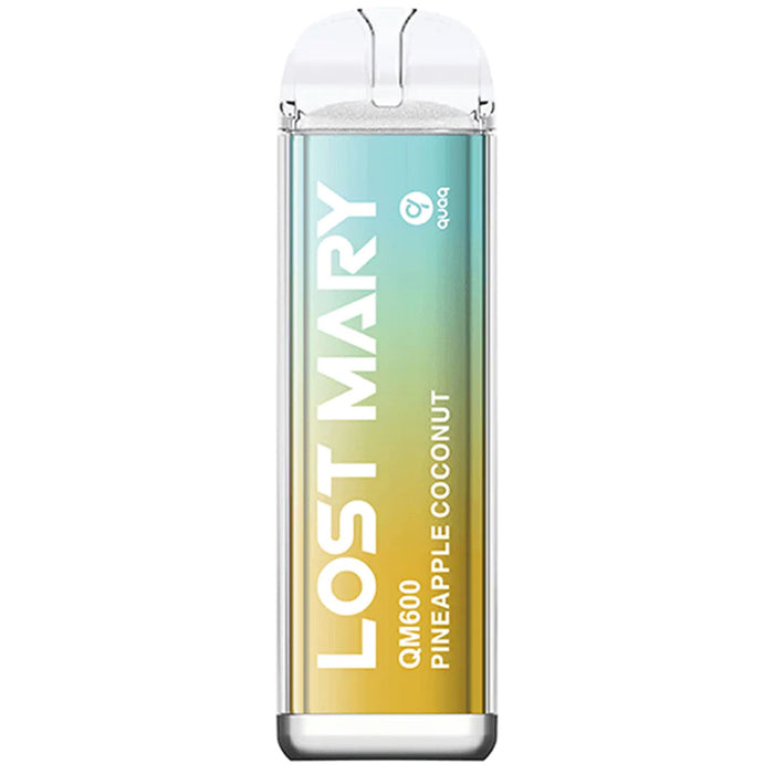 Lost Mary QM600 Disposable Vape 2%  Lost Mary Pineapple Coconut 20mg 