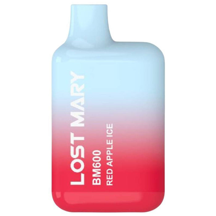 Lost Mary BM600 Disposable Vape 2%  Lost Mary 20mg Red Apple Ice 