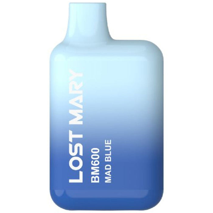 Lost Mary BM600 Disposable Vape 2%  Lost Mary 20mg Mad Blue - EXPIRED 