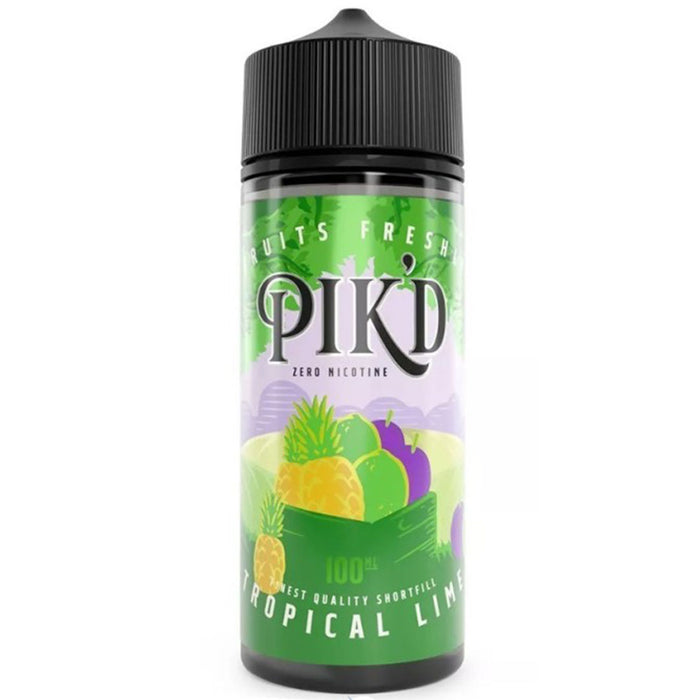 Tropical Lime 100ml Shortfill By Pikd  Pikd   