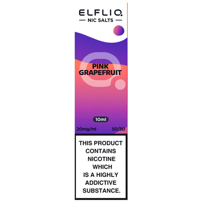 Pink Grapefruit By Elf Bar Elfliq 10ml E Liquid Nicotine Salt  Elf Bar   