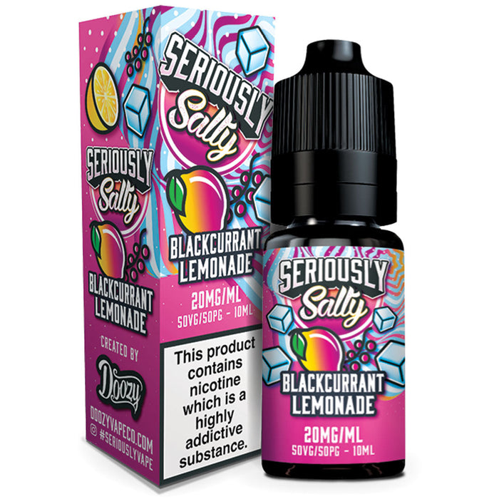 Doozy Vape Seriously Salty - Blackcurrant Lemonade  Doozy Vape   