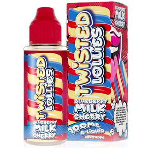 Twisted Lollies - Blueberry Milk Cherry 100ml E-Liquid  Twisted Lollies   