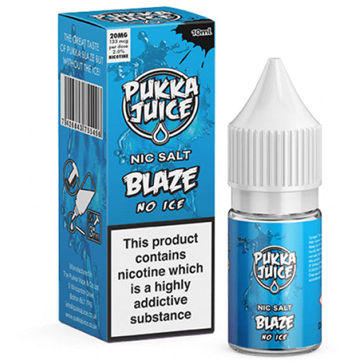 Blaze no Ice By Pukka Juice Nic Salt E-Liquid  Pukka Juice   